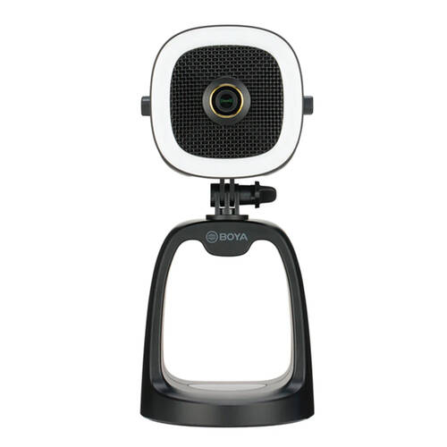 Boya By-CM6A USB Microphone w/ 1080P HD Built-in Camera For Desktop Black