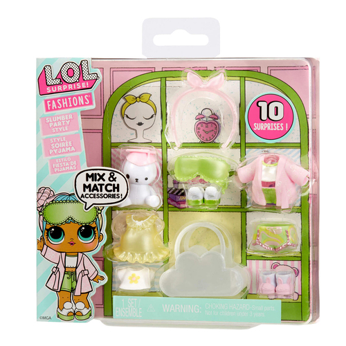 L.O.L. Surprise! Fashion Toy Pack - Slumber Party Style 4+