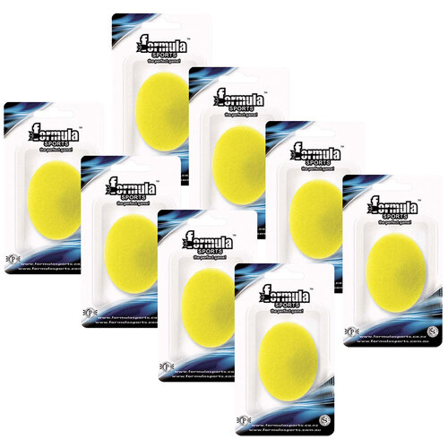 8PK Formula Sports Dart Finger Grip Wax Bar Oval - Yellow
