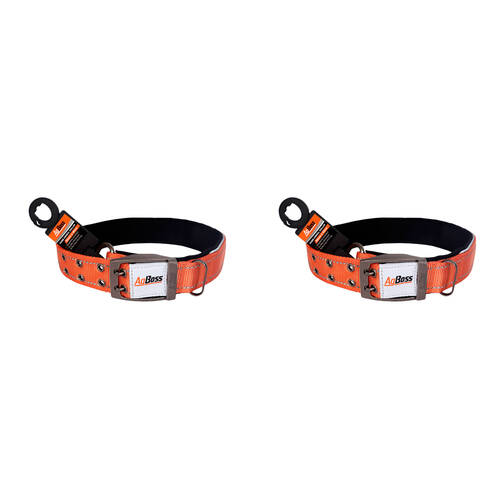 2PK AgBoss Dog Collar Medium to Large Breeds Orange 0.04x65cm 26 inch