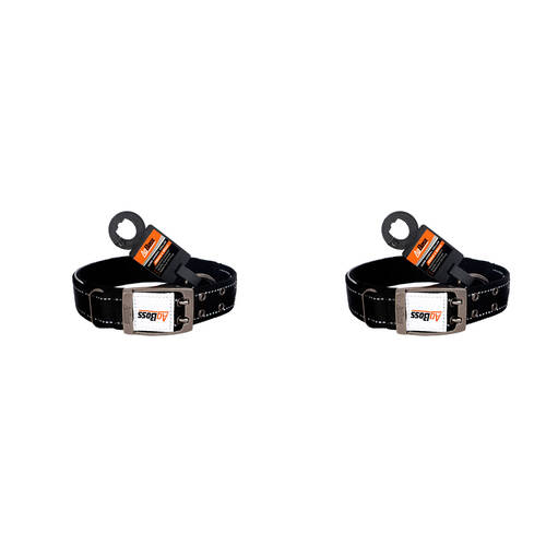 2PK AgBoss Working Farm Pet Dog Collar Reflective Orange 0.04x60cm 24 inch