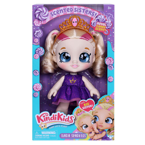 Kindi Kids Scented Sisters Doll Tiara Sparkles 3y+
