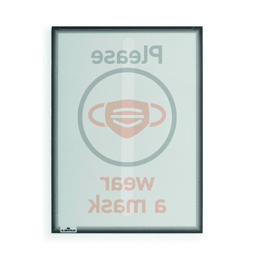 Durable Duraframe Info Static Cling Pocket A4 - Grey