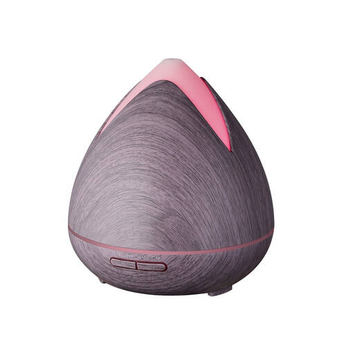 Purespa Ultrasonic 400ml Oil Diffuser 16.5x14cm - Violet
