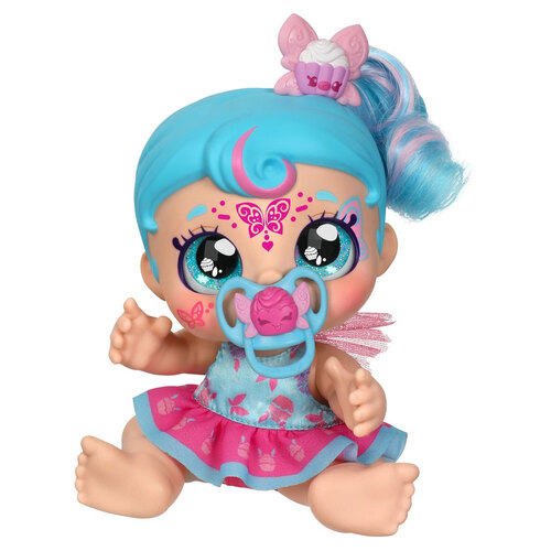 Kindi Kids DressUp Magic Patticake Fairy Baby Sister Face Reveal Doll