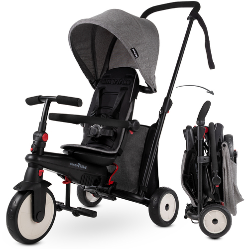 SmarTrike STR3 Journey Folding Tricycle Kids 10-36m Grey 