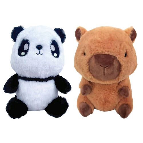2PK Hunter Leisure Fluffy Plush 25cm Assorted Kids Stuffed Animal Toy