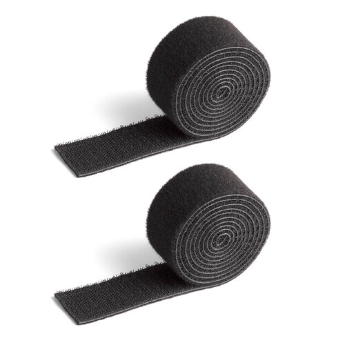 2x Durable Cavoline 3cm Self-Grip Cable Tape - Black