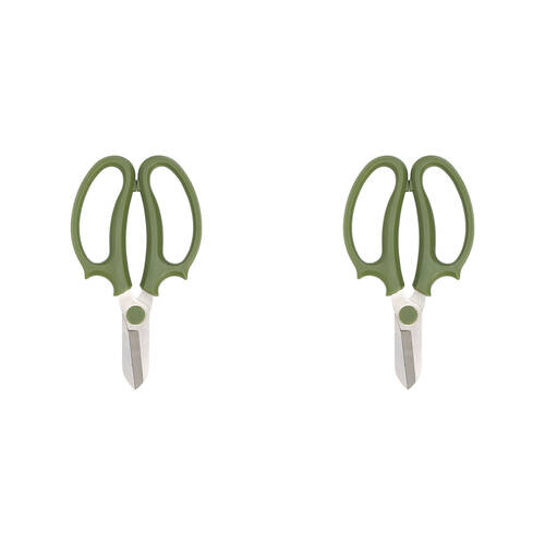 2PK Annabel Trends Flower Scissors Leaves/Herbs Trimmer 18cm - Olive