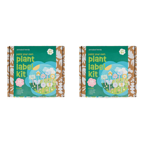 32pc Annabel Trends Kids Plant Label Craft Kit 3y+