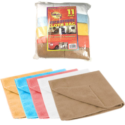 11 Microfibre Cleaning Cloths