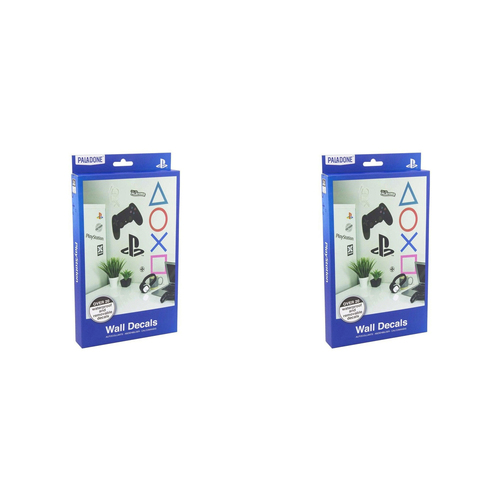 2PK Sony Playstation Wall Decals 4-Sheets Vinyl Stickers Set