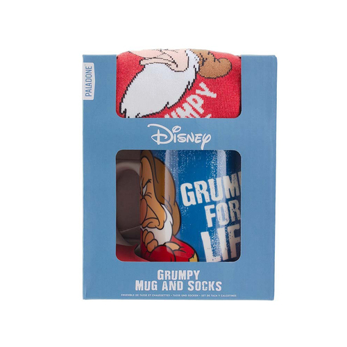 Disney Snow White Grumpy 300ml Coffee Mug & Ankle Socks Pair