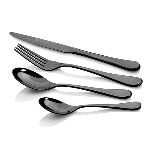 Stanley Rogers Chelsea Onyx Cutlery 56pc Family Dinner Set