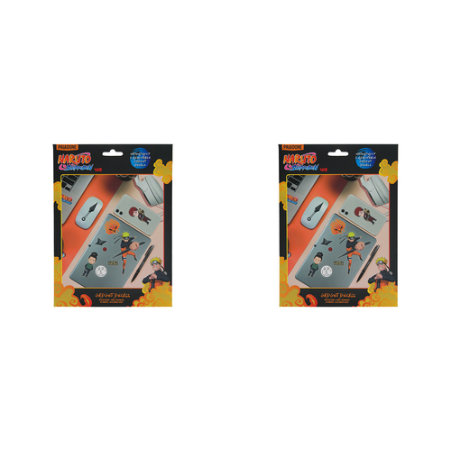 2PK Naruto Gadget Decals 4-Sheets Waterproof Vinyl Stickers Set