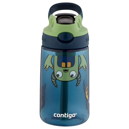 Contigo Kids Autospout 414ml Water Bottle Straw Monsters