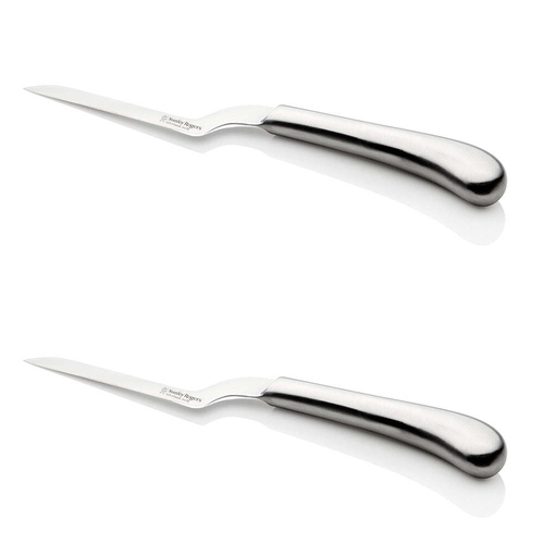 2PK Stanley Rogers Pistol Grip Long Soft Cheese Knife S/S