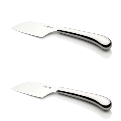 2PK Stanley Rogers Pistol Grip Mini Cleaver Stainless Steel