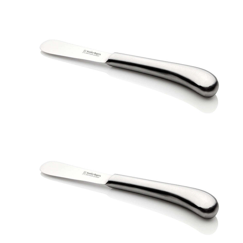 2PK Stanley Rogers Pistol Grip Spreader Stainless Steel