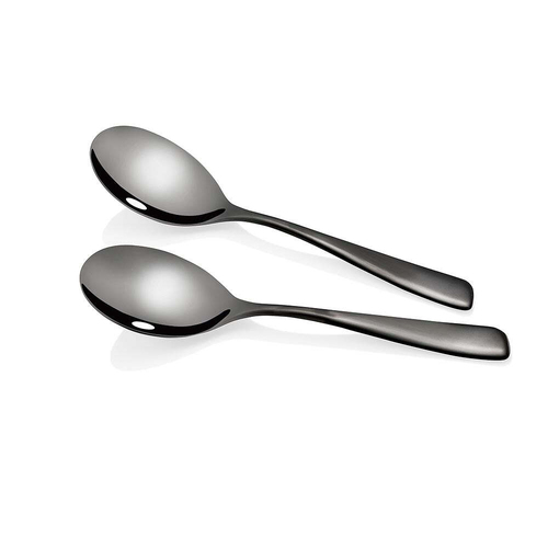 Stanley Rogers Stainless Steel Soho Onyx Serving Sp 2pc Set