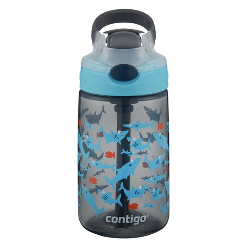 Contigo Gizmo Flip Autospout Charcoal Sharkbait Graphic 420ml