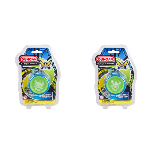 2PK Duncan Yo Yo Intermediate Butterfly XT Kids Toy 6y+ Assorted