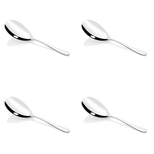 4PK Stanley Rogers Albany Stainless Steel Rice Fluffer Serving Spoon