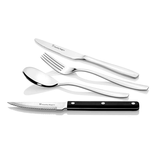 Stanley Rogers Amsterdam 50pc Cutlery Family Dinner Set (Compact Gift Box)