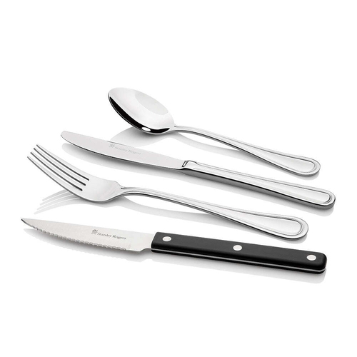 Stanley Rogers Sheffield 50pc Cutlery Family Dinner Set (Compact Gift Box)