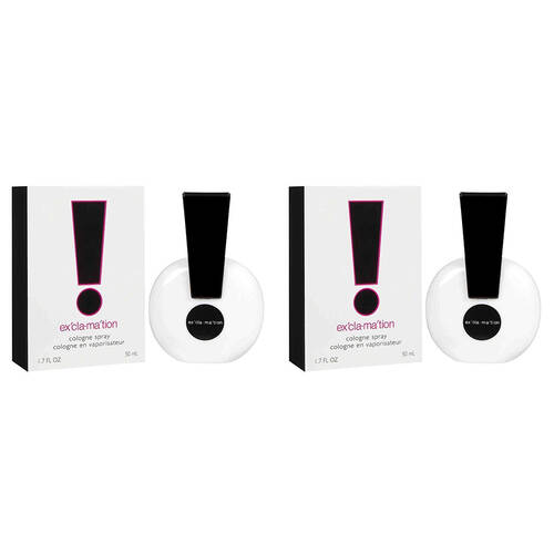 2PK Exclamation 50ml cologne spray