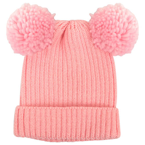 Foote Street Poppy Beanie For Toddlers - Winter Cap - Soft Pink - 8M-2Y