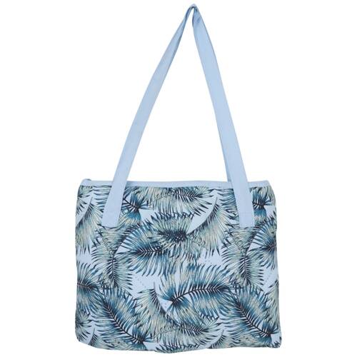 Wicked Sista Large Beach Mat Tropical Leaves Waterproof Foam Padding Green