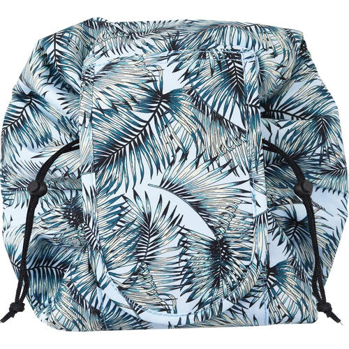 Wicked Sista Tropical Leaves Drawstring Make Up Toiletries/Travel Mat 500mm