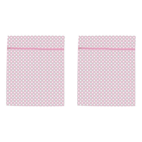 2PK Wicked Sista Overlap Geo Delicate Laundry Mesh Wash Bag w/ Zip Lock 40x50cm