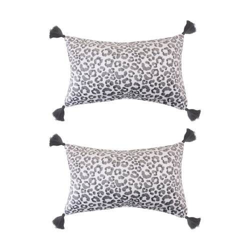 2PK Wicked Sista Inflatable Beach Pillow Watercolour Leopard Spa Comfort