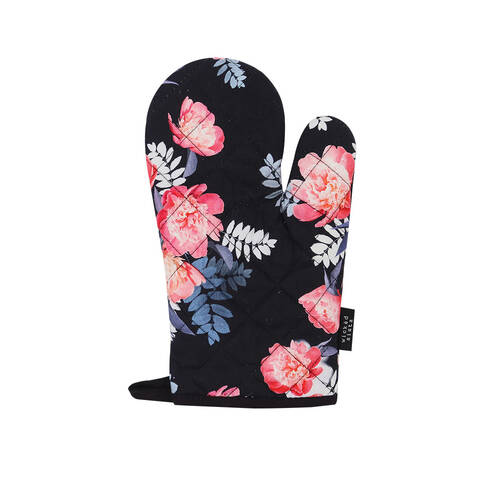 Wicked Sista Oven Mitt Kitchen Gloves 17x29cm - Peony Dreams