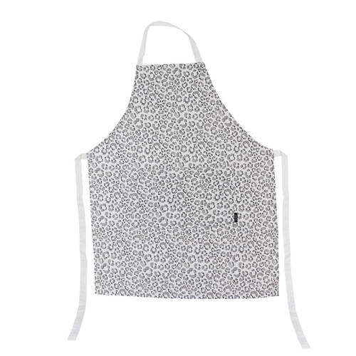 Wicked Sista Cotton Kitchen Apron 25x23cm - Watercolour Leopard
