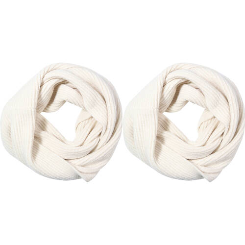 2PK Wicked Sista Acrylic Shelly Snood Neck Warmer One Size - Parchment