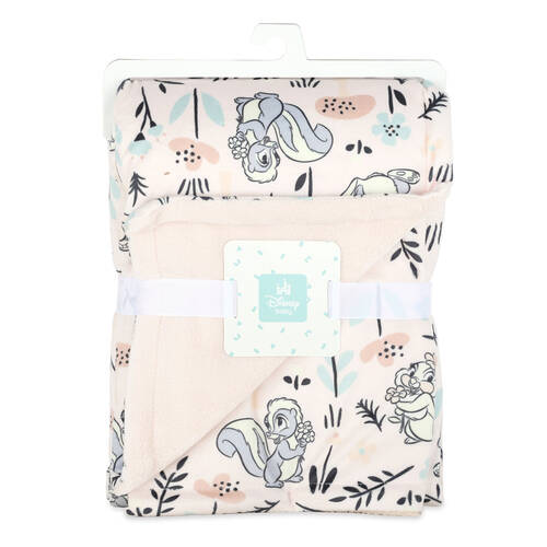 Disney Bambi Baby/Kids Polyester Velour Stroller/Pram Pram Blanket 76x101cm