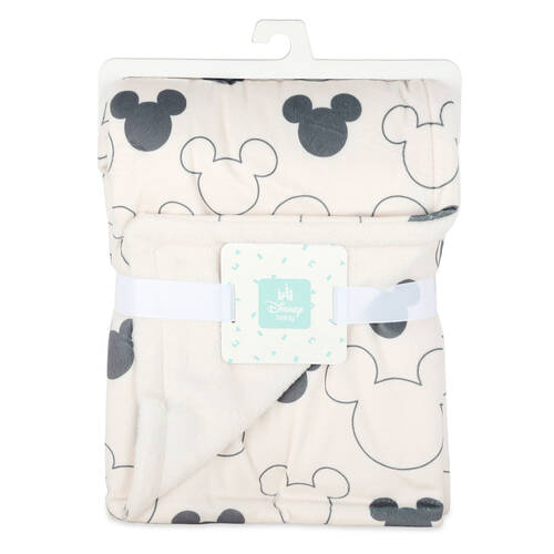 Disney Mickey Baby/Kids Polyester Velour Stroller/Pram Travel Blanket 76x101cm