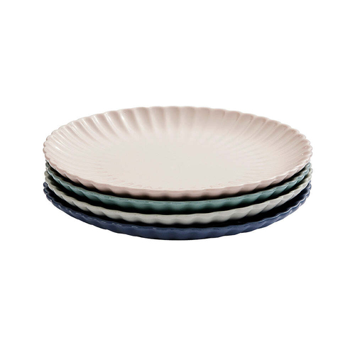 4pc Wiltshire Petite Petal Everyday Dining Plates Set 20.5cm