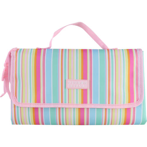 Wicked Sista Nappy Change Mat 30x19cm - Candy Stripes