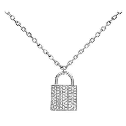 Swarovski Case Necklace - Crystal/Silver