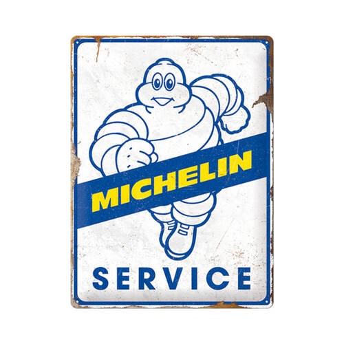 Nostalgic-Art Large Metal Sign Michelin Service 30x40cm