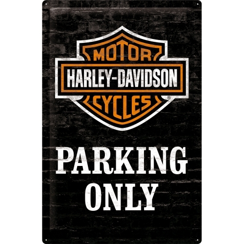Nostalgic Art Harley-Davidson Parking Only 40x60cm Metal XL Sign
