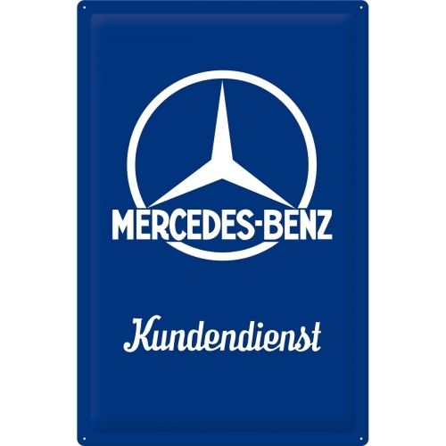 Nostalgic Art Mercedes-Benz Customer Service 40x60cm Metal XL Sign
