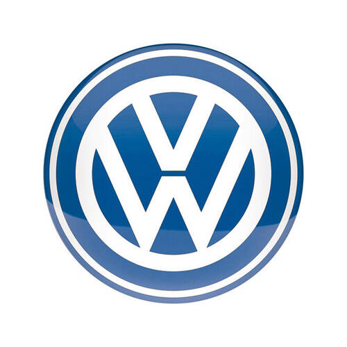 Nostalgic-Art Round Vintage VW Logo Metal Decorative Sign 35x35x0.5cm