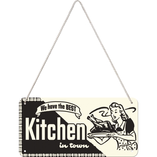 Nostalgic Art Metal 10x20cm Hanging Sign Kitchen