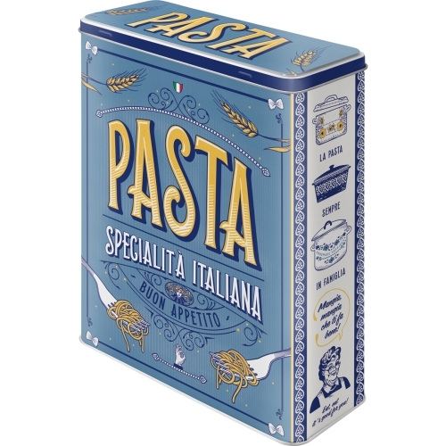 Nostalgic Art 26cm/4L Tin Metal Storage Box Pasta Italian Tradition XL