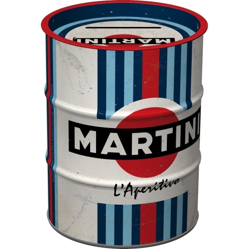 Nostalgic-Art 11.5cm/600ml Money Box Oil Martini L'Aperitivo